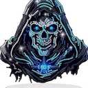 DIY Diamond Desktop Ornament, Crystal Halloween Diamond Art Painting Tabletop Ornaments Single Sided, Horror Mask Diamond Ornament for Adult Beginner Home Office Decor Crafts Present 8x8 Inches