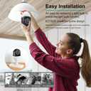 SYMYNELEC 5GHz/2.4GHz Light Bulb Security Camera Outdoor Waterproof 2.5K, Dual-Band WiFi Light Socket Security Camera with AI Human Motion Detection Tracking 4MP Color Night Vision Siren Alarm Alexa
