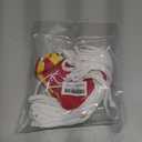 Racing Car Birthday Party Decorations, Checkered Pennant Banner, Red Yellow, 33 Feet, 30 Flags