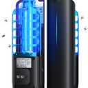 Flying Insect Trap Plug in Mosquito Bug Zapper Indoor Gnat Moth Catcher with 9W Night UV Light, 10 Sticky Glue Board Refills for Home Office (Black)