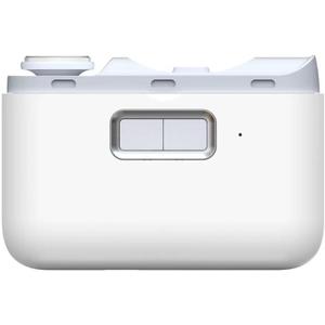 Electric Nail Clipper,Automatic Nail Clipper,Rechargeable 2 Speed Nail Clippers Set,45DB Nail Kit,LED Light Electric Nail Clippers for Kids,Adults,Seniors,2 in 1Design Manicure Set Portable White