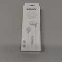 Sony MDREX15AP in-Ear Earbud Headphones with Mic, White