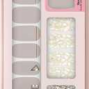Dashing Diva Gloss Nail Wraps - All Lined Up | UV Free, Chip Resistant, Long Lasting Gel strips | Contains 32 Strips, 1 Prep Pad, 1 File