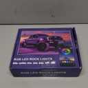 4 Pods RGB LED Rock Lights, Underglow Multicolor Neon Light Kit, Wheel Well Light with APP Control & Music Mode, Under Glow Lights for Trucks,Jeep,SUV,Golf Cart,ATV,Pickup Off Road,12V