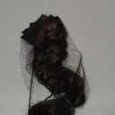 ALXNAN Clip in Hair Extensions for Women,Chocolate Brown with Dark Brown Long Wavy Hair Extensions Clip Ins 4PCS 20 Inch Synthetic Soft and Natural Thick Hair Pieces for Women