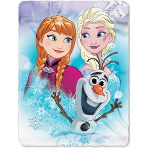 Northwest Disney Frozen, 'Snow Journey' Fleece Throw Blanket, 45' x 60', Multi Color, 1 Count