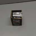 Venssu MTG Deck Box for Commander Display,Card Deck Box Fits 100 Double Sleeved Cards, TCG Card Storage with 2 Dividers and 1 Toploader (Black＆Red