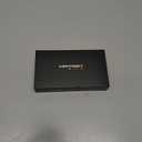 Weekly Pill Organizer 1 Time a Day  Travel Pill Case 7 Day, Small Pill Box 8 Compartments Push Open, with Color Slots, Medicine Organizer for Fish Oil, Vitamins, with Wrist Lanyard, BPA Free, Black