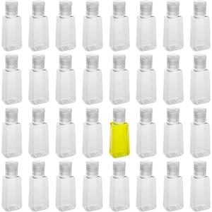 KEILEOHO 200 PCS Plastic Empty Bottles with Flip Cap, 1oz/30 ml Refillable Travel Size Bottles, Mini Plastic Empty Toiletry Bottles for Lotions, Creams, Shampoo and Toiletries