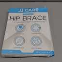 JJ CARE Hip Brace - 1 Pc Ortho Wrap Hip Brace for Sciatica | Stretchable Support Wrap with Thigh and Hamstring Braces - Fits up to 45" Waistline | Non-Slip Neoprene Design for Men and Women