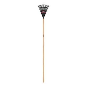 Truper 30465 Tru Tough 48-Inch Plastic Shrub Rake, 8-Inch Head, Wood Handle