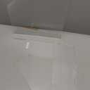 Vesici 2 Pcs Clear Acrylic Sink Splash Guard Freestanding Panel Barrier with Easy Reach Cutaway Kitchen Guard Protective Splatter Barrier for Home Hospital(15.75" Length, 16" Height, 4.5" Base)