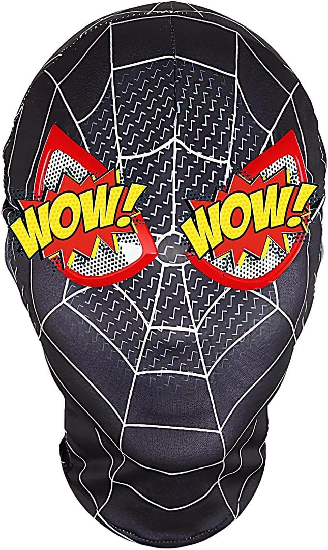 Halloween Mask Adult Kids Spider Role Play Masks Cosplay Costumes Mask Halloween Costume Accessories (1 Pcs, Black)