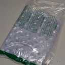 HITSLAM Shower Mat Anti Slip, Square Bath Mat for Tub Non Slip with Suction Cups and Drain Holes, 21x21 Inch Bathroom Shower Stall Floor Mat, Machine Washable, Soft on Feet, Clear