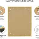 22x28 Frame Set of 2, Gold Wood Style for 18x24 Mat