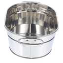 ABOOFAN Snack Bin Portable Snack Platters Reusable Dishwasher Safe Stainless Steel (2 Piece)