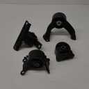 MOTOKU Pack of 4 Engine Motor Transmission Mount Front Rear Kit for Dodge Caliber & Jeep Compass Patriot 2007-2016