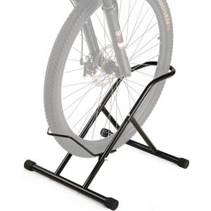 Upgraded 3.3"Wide Tire Floor Bike Stand Rack, Heavy Duty Garage Indoor Bike Storage, Fits 20"-27" Wheels, Kids Road Mountain Bikes, 66lbs Max Load, Anti-Slip Rubber Base