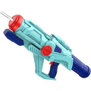 Water Guns for Kids, Super Squirt Gun Water Soaker Blaster - Big Size - 32ft Long Shooting Range - High Capacity - Quick Refill - Summer Water Toys Gun for Boys Girls and Adults Outdoor (1 Pack, Blue)