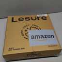 Lesure Cat Tunnel Bed for Indoor Cats - Cute Cat Donut Tunnel Toys for Small Large Cats with Washable Circle Cushion, Round Pet Peekaboo Cave Toy for Kitten/Puppy/Rabbit, Standard Cozy Clouds Blue