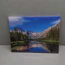 Colorado Wall Art Banff Mountain Picture Wall Decor Canvas Prints for Living Room National Park Scenery Poster Photography 12x16", Pine Tree Forest Lake Landscape Painting Artwork Home Decorations (Nature06)