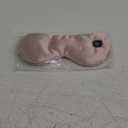 LitBear Silk Cordless Heated Eye Mask, Warm Eye Compress for Dry Eyes, Light Blocking Heat Eye Mask for Women Men, Soft Eye Heating Pad for Dry Eyes, Travel, Rechargeable, Washable Cover (Pink)