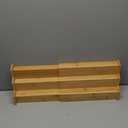 Spice Rack Kitchen Cabinet Organizer- 3 Tier Bamboo Expandable Display Shelf Yellow