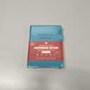 Legend Planner Address Book with Alphabetical Tabs  Mini Telephone Contacts Book for Phone Numbers, Addresses, Passwords, Small (Turquoise)