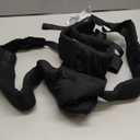 Momcozy Newborn Carrier WeeSnug- Lightweight and Cozy Comfort for 7-25 lbs, Ergonomic Cross-Back Support, Effortless to Put On, Hands-Free Baby Carrier with Lumbar Support, Black