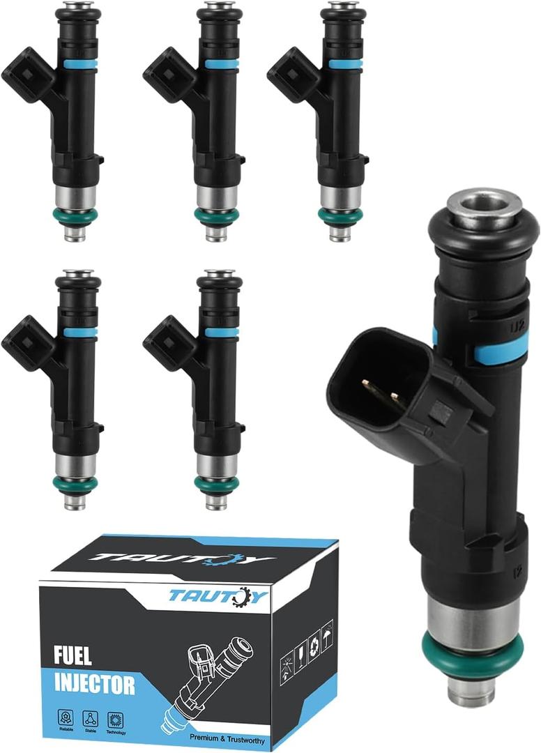FJ474 Fuel Injectors 6PCS 3.7L Only For Dodge Ram 1500 Dakota 04-10,Durango 04-09,Nitro 07-11,For Jeep Commander 06-10,Grand Cherokee 05-10,Liberty 04-12,For Mitsubishi Raider 06-09,53032701AA