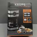 KRUPS Newer Model Drip Coffee Maker, Glass & Digital, Black & Stainless Steel