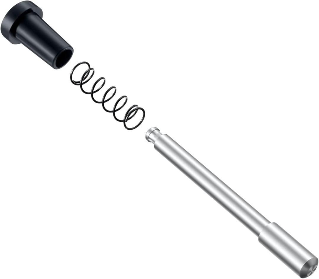 25 Pack Window Screen Plunger Latches with Caps, 5/32" X 1-1/2", Aluminum Window Screen Plunger Pins, Secure Window Screens in Place (Black)