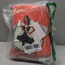 fun shack Queen of Hearts Costume for Women, Red Queen Outfit, Heart Costume for Adults, Womens Halloween Costumes (Large, Black)