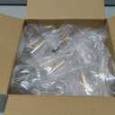 ST38 Replacement LED Light Bulbs, Shatterproof & Waterproof 0.6W ST38 LED Bulbs, Outdoor String Lights, E12 Base Patio Edison LED Light Bulbs, Warm White 2200K Plastic 40LM Non-Dimmable 25 Pack