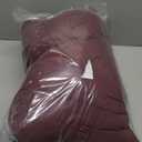 All Season Breathable Burgandy Comforter Soft 4D Spiral Fiber Quilted Down Alternative Duvet Insert with Corner Tabs Luxury Hotel Style (88"x88")