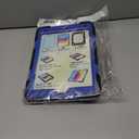 Case for iPad 9th/8th/7th Generation Case 10.2" InchShockproof Hard Cas Cover Compatible with iPad 9th/8th/7th Gen,360 Rotating Stand, Hand Strap, Shoulder Strap, Pencil Holder(Black+Blue)