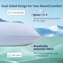 DOWNCOOL Cooling Body Pillow Set of 1, Adjustable Shredded Memory Foam Pillows for Sleeping, Soft Cool Bed Pillows for Hot Sleepers, Firm Long Pillow for Side Back Stomach Sleepers, 20"X54"