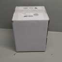 Mid Century Modern Globe Semi Flush Mount Ceiling Light Fixture, Frosted Glass with Black Finish, 1-Light Sphere Glass Pendant Lights for Aisle Porch Stairway Closet Kitchen Laundry Room(Bulb Incl.)