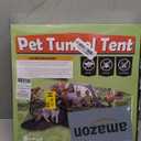 Rest-Eazzzy Cat Tent Outdoor, Pet Enclosure Tent Suitable for Cats and Small Animals, Indoor Playpen Portable Exercise Tent with Carry Bag(Pet Tent& Tunnel) S