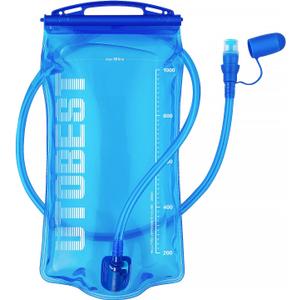 UTOBEST Water Bladder,Hydration Bladder 1L, 1.5L, 2L, 3L Water Bladder for Hiking Backpack, BPA Free, Leak Proof Water Reservoir for Running Cycling, Blue