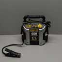 STANLEY J309 Portable Power Station Jump Starter 600 Peak Amp Battery Booster, 3.1A USB Ports, Battery Clamps