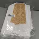 Homrelaxy 70 Pcs White Bakery Boxes with Window - 8x8x2.5 Inches Cardboard Cookies Boxes with Stickers for Macaroon, Pastries, Donuts, Cupcakes, Cookies and Chocolate Strawberries