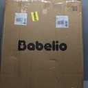 Babelio 26-31 in Baby Gate for Stairs, PressGuard Pet Gate with Wide Door | Pressure/Wall Mount, Dual Lock with Indicator, Auto Close, Heavy Duty, Easy Install for Doorways, Kitchens, Hallway, White