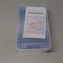 Mini Ice Cube Tray for Freezer: FDDBI Small Ice Trays for Freezer with Bin - 1174PCS Easy Release Nugget Ice Tray - Crushed Ice Tray with Container (Bright Blue)