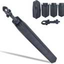 Bike Rear Fender Mudguard Full Cover Adjustable Bike Fender Thicken Widen Bicycle Mudguard Mudflap for MTB Mountain Bike Road Bike Bicycle Mudguard for 24/26/27.5 Inch BicycleBlack