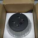 TOMEX Solar Garden Lights, Cracked Glass Ball Waterproof Warm White LED for Outdoor Decor Decorations Pathway Patio Yard Lawn, 1Pack (5.9")