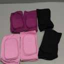 Hungdao 3 Pairs Volleyball Knee Pads for Kids Soft Breathable Brace Non Slip Padded Sponge Knee Support for Girls Boys Dance, Football, Skating, Running, Youth Sports