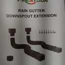 Feilaydun Rain Gutter Downspout Extension, 2 Flexible Downspout Extensions