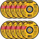 DeWalt DW8062 4-1/2"x.045"x7/8" Metal Angle Grinder Thin Cutoff Wheel, 10 Pack
