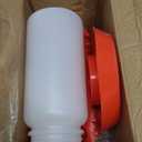 Patelai 4 Pcs Chick Feeder and Waterer Kit Feeding Supplies with Mini Perch Chicken Starter Kit for Coop and Brooder for Small Poultry Ducks Quail